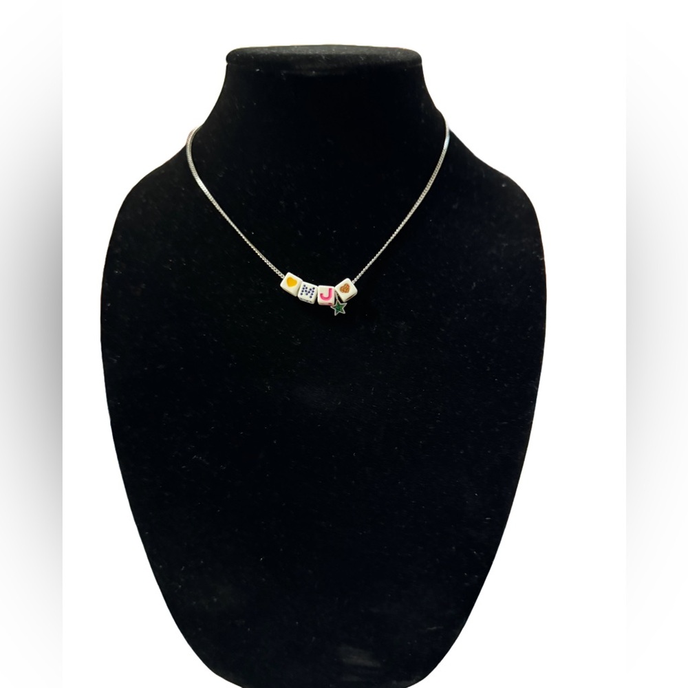 ❌SOLD❌ Marc Jacobs Toy Blocks Resin Necklace